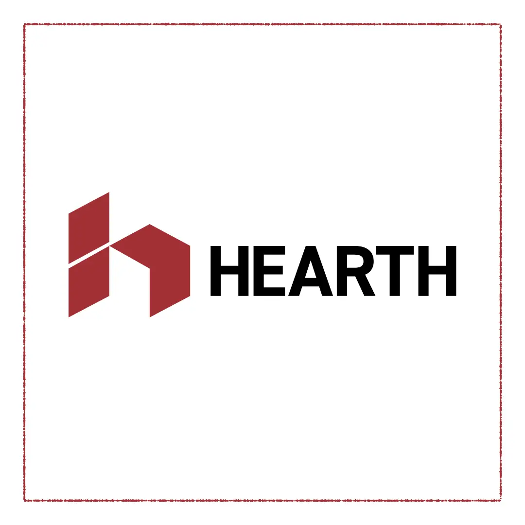 Hearth financing logo.
